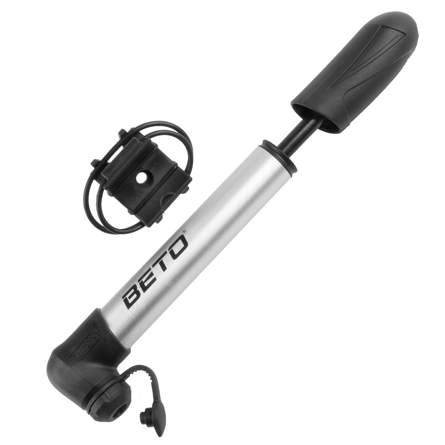 fahrradpumpe autoventil für unterwegs Mini Luftpumpe mit Universal-Halterung